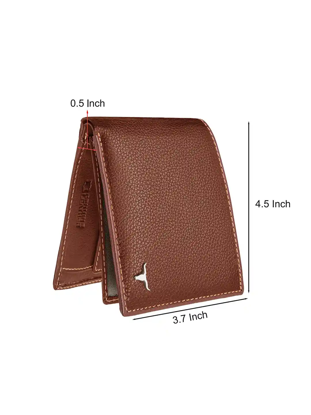 Urban Forest Montana Leather Wallet For Men - Brown Two-Fold Wallet With Coin Pocket, Classic Bifold Design