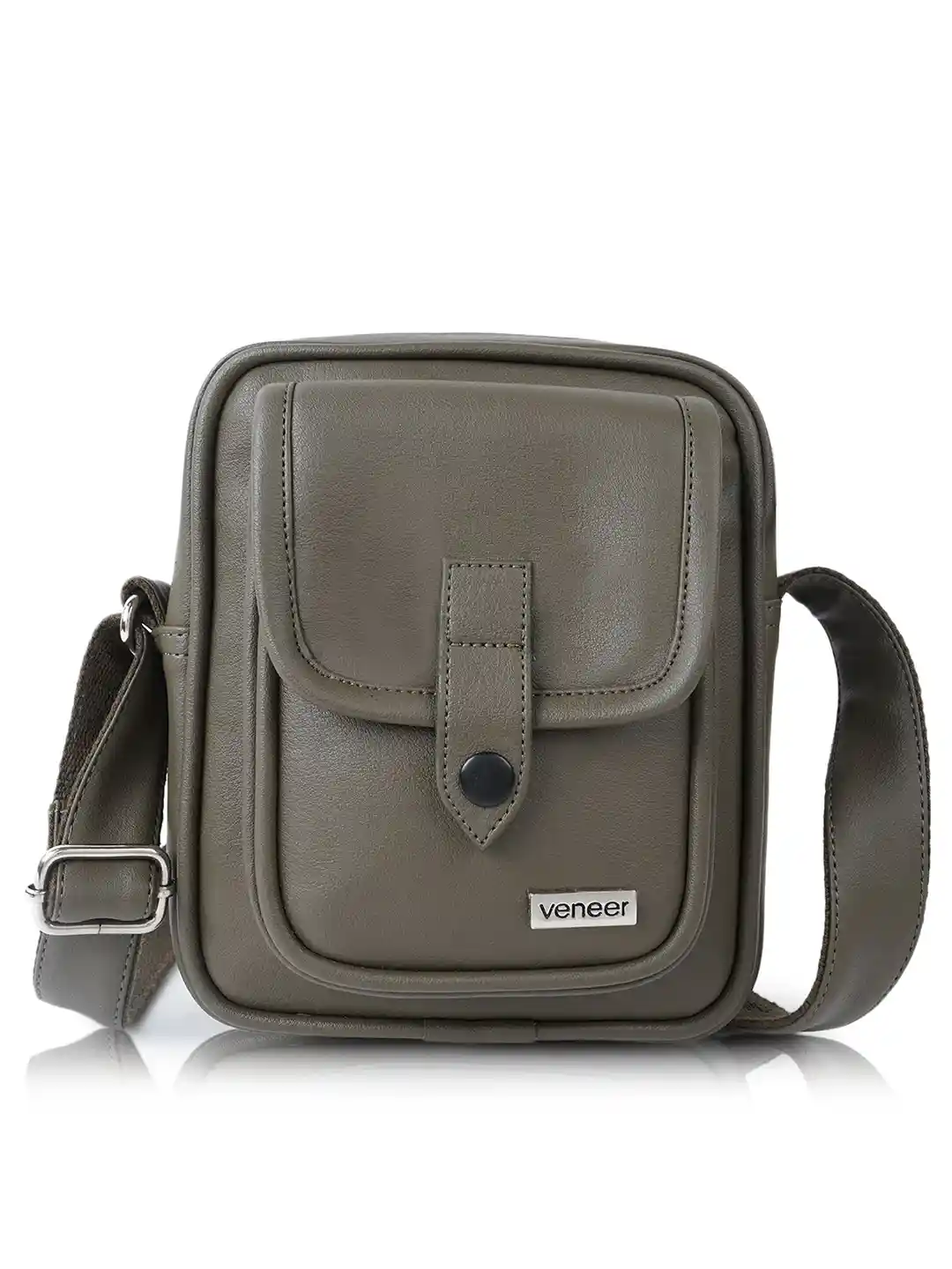 Buy Veneer Men Vegan Leather Sling Bag Messenger Bag for Men