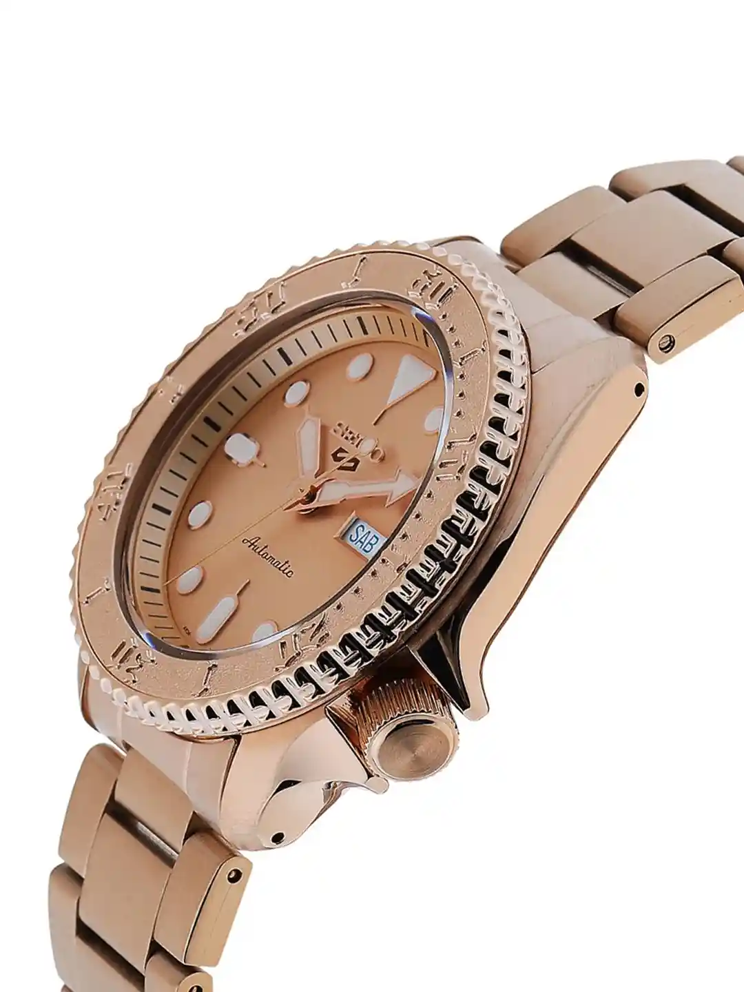 Buy SEIKO Men Embellished Dial Stainless Steel Straps Analogue