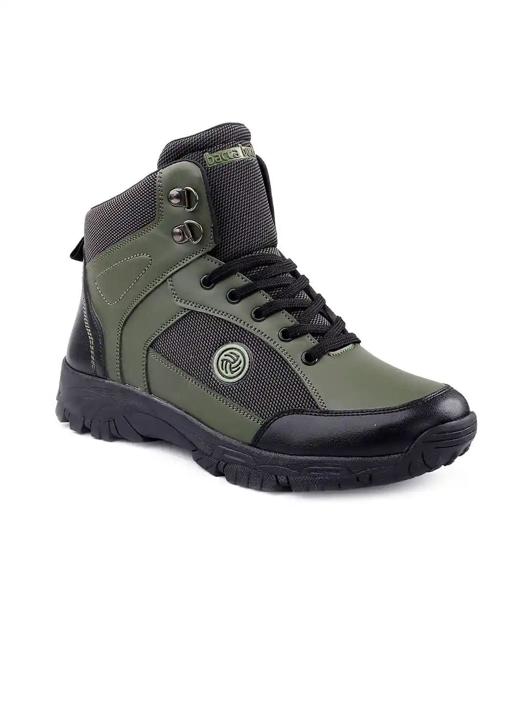 Buy bacca bucci Men Textured Waterproof Platform-Heeled Hiking