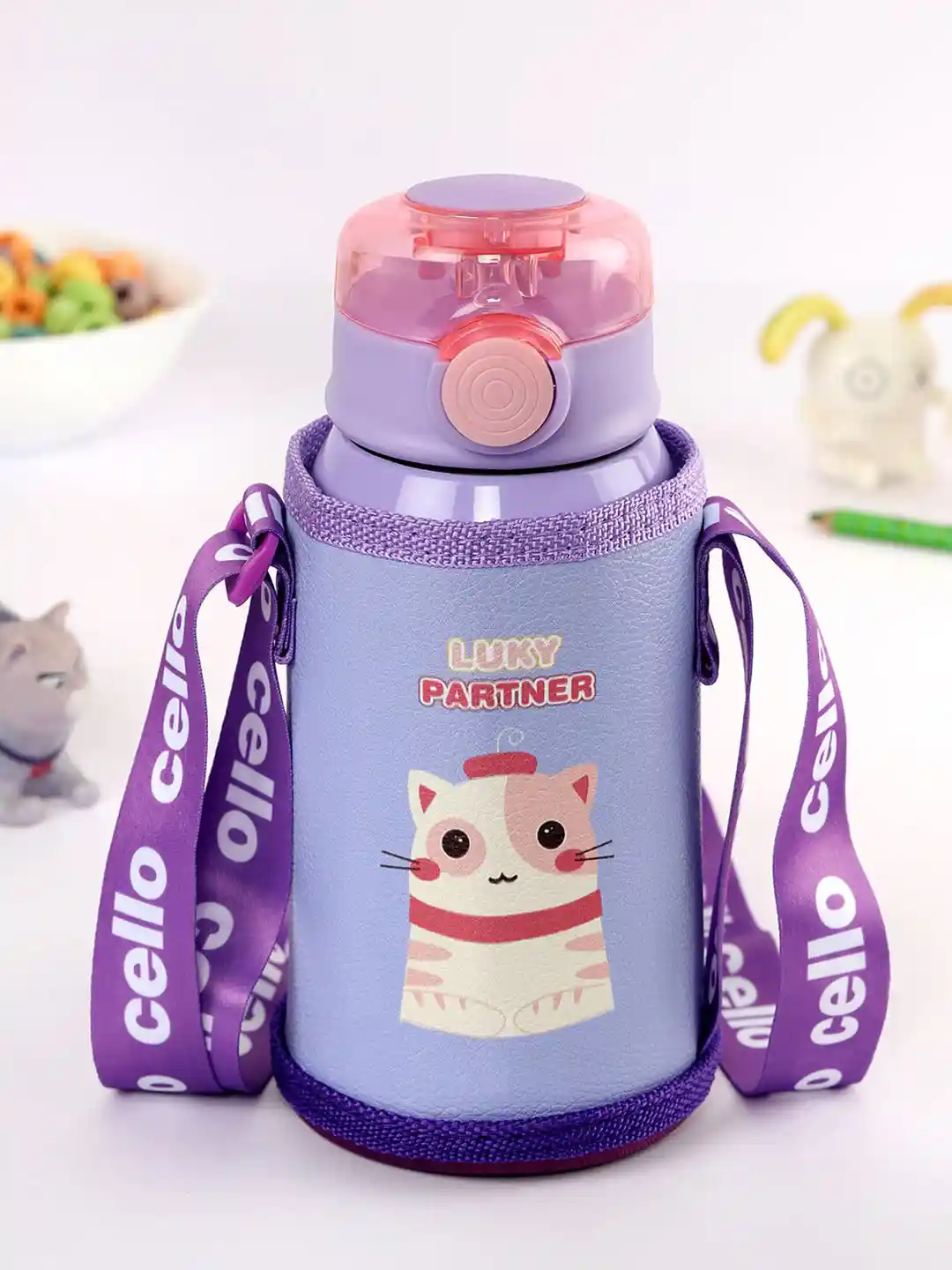 Purple Childrens Flask Buy Cello Kinder Purple Stainless Steel