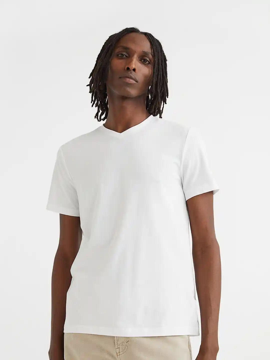Buy H&M Men 3-Pack Slim Fit V-Neck T-Shirts Tshirts for Men