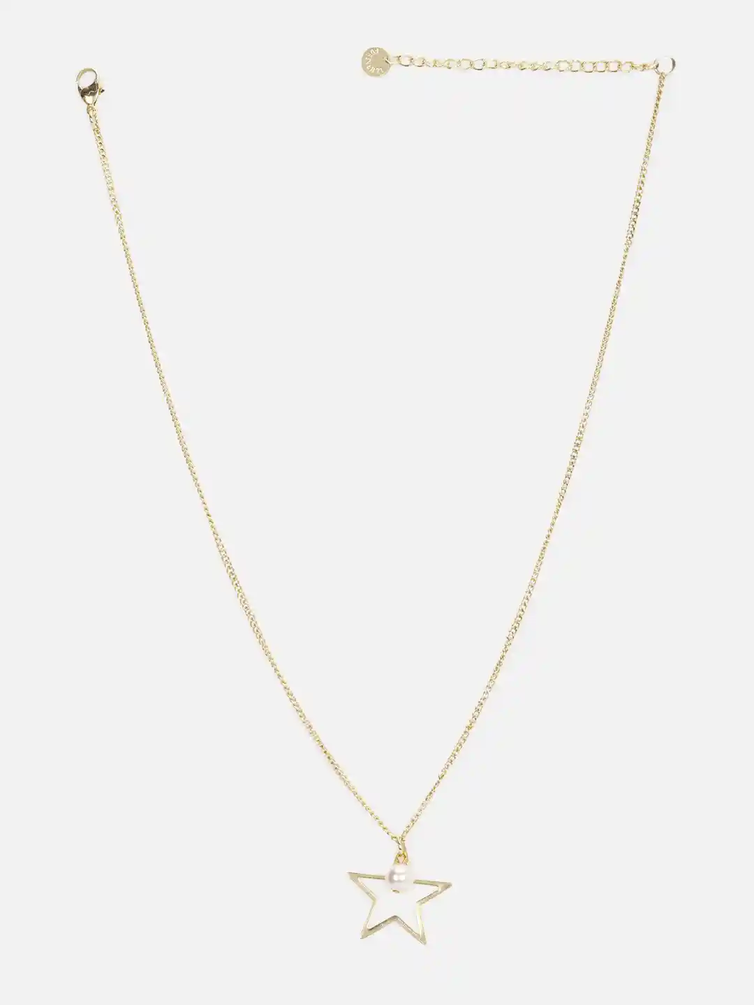 Buy FOREVER 21 Gold-Toned Metal Lobster Closure Chain Necklace
