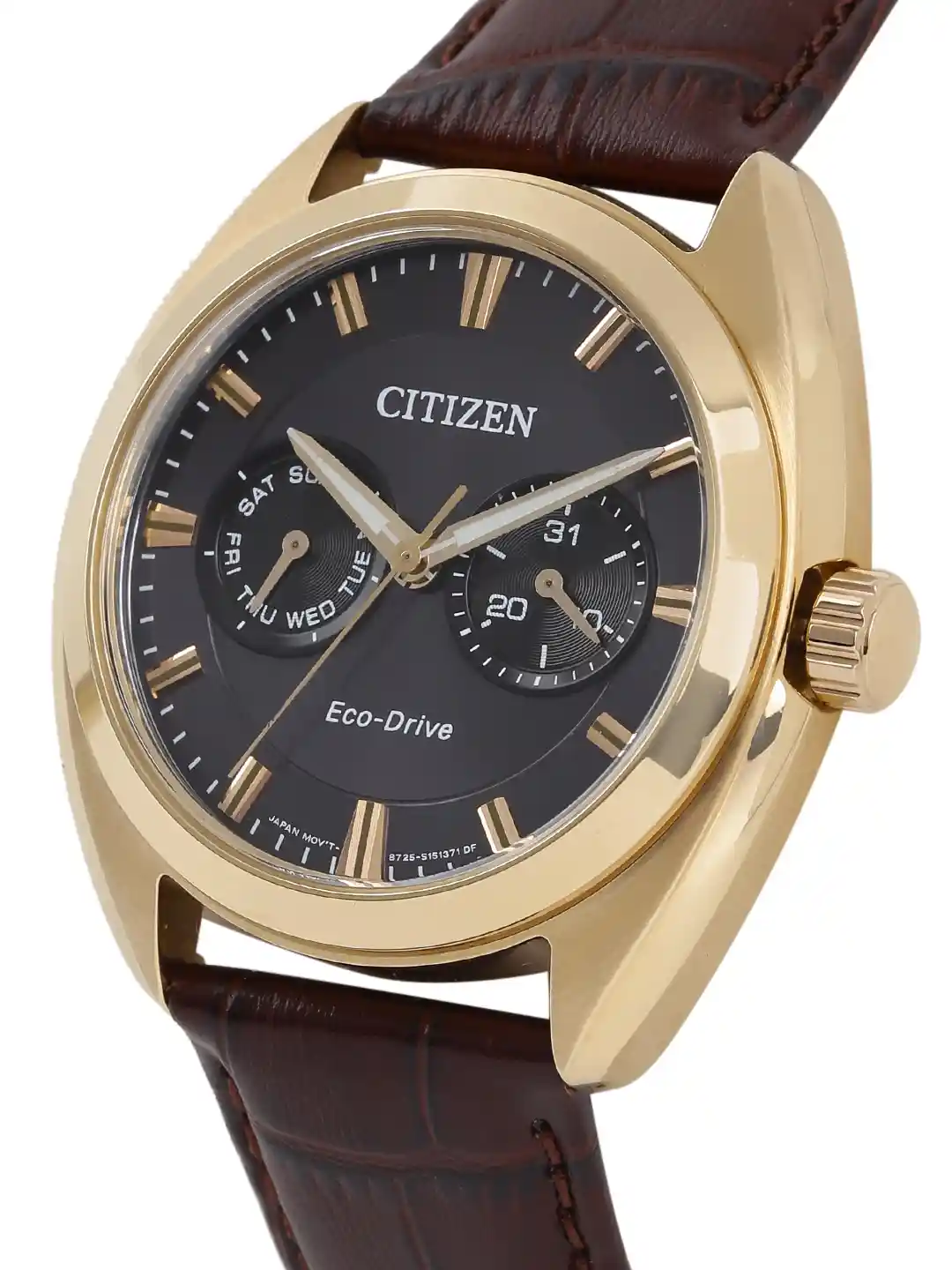 Buy Citizen Men Gunmetal-Toned Eco Drive Analogue Watch BU4018-11H