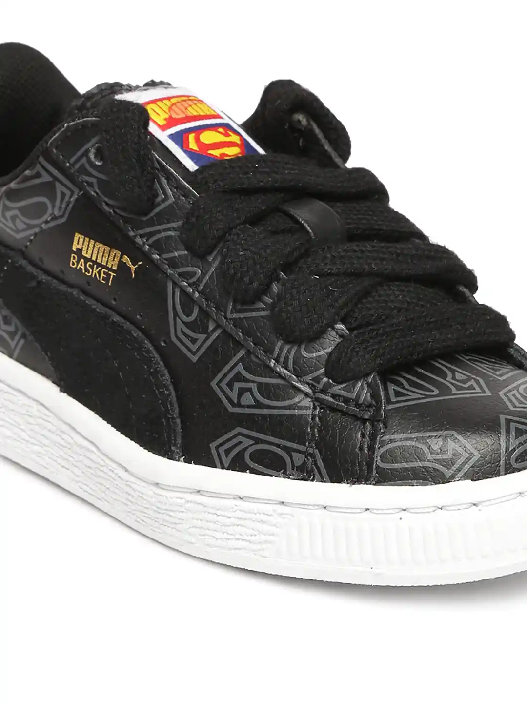 Buy Puma Kids Black Basket Superman Jr Sneakers - Casual Shoes for Unisex  Kids 2268635 | Myntra