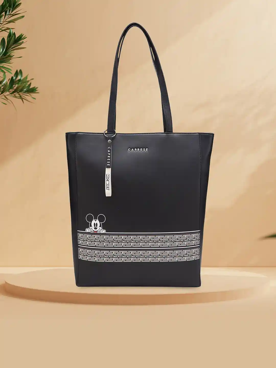 Caprese Handbags Black Laptop Tote Bag Caprese Amayra Large Black