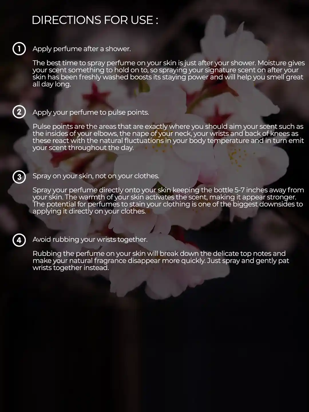 Perfume Application Best Places To Put Perfume On Your Body Best