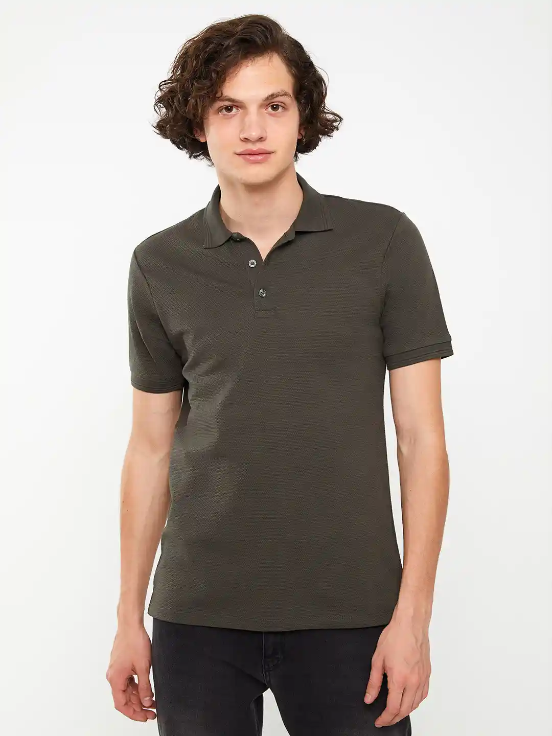 Buy LC Waikiki Men Polo Collar T-shirt Tshirts for Men 22734732 - Main Image