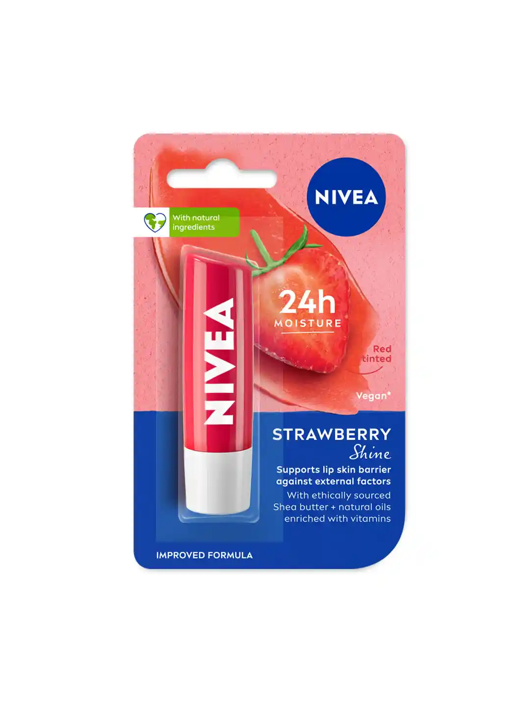 Nivea Lippenpflege Fruity Shine Mit Kirschgeschmack – 4,8 G – Für Weiche, Glänzende Lippen