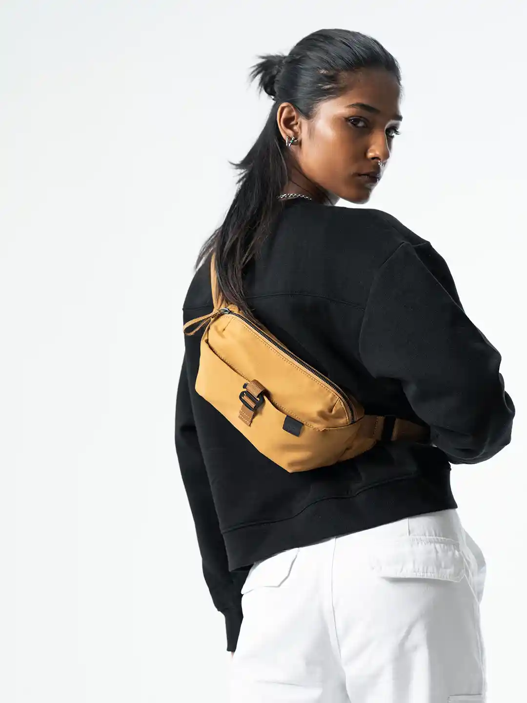 DailyObjects Amber Orbit Fanny Travel Crossbody Bag