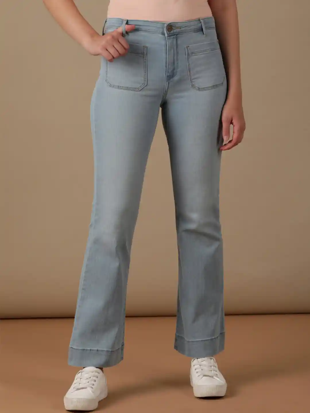 Buy Wrangler Women Bootcut High-Rise Cotton Stretchable Jeans