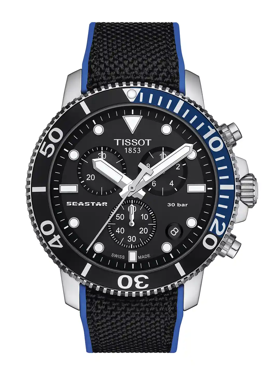 Buy TISSOT Men SyntheticTextured T-Sport Quartz Watch