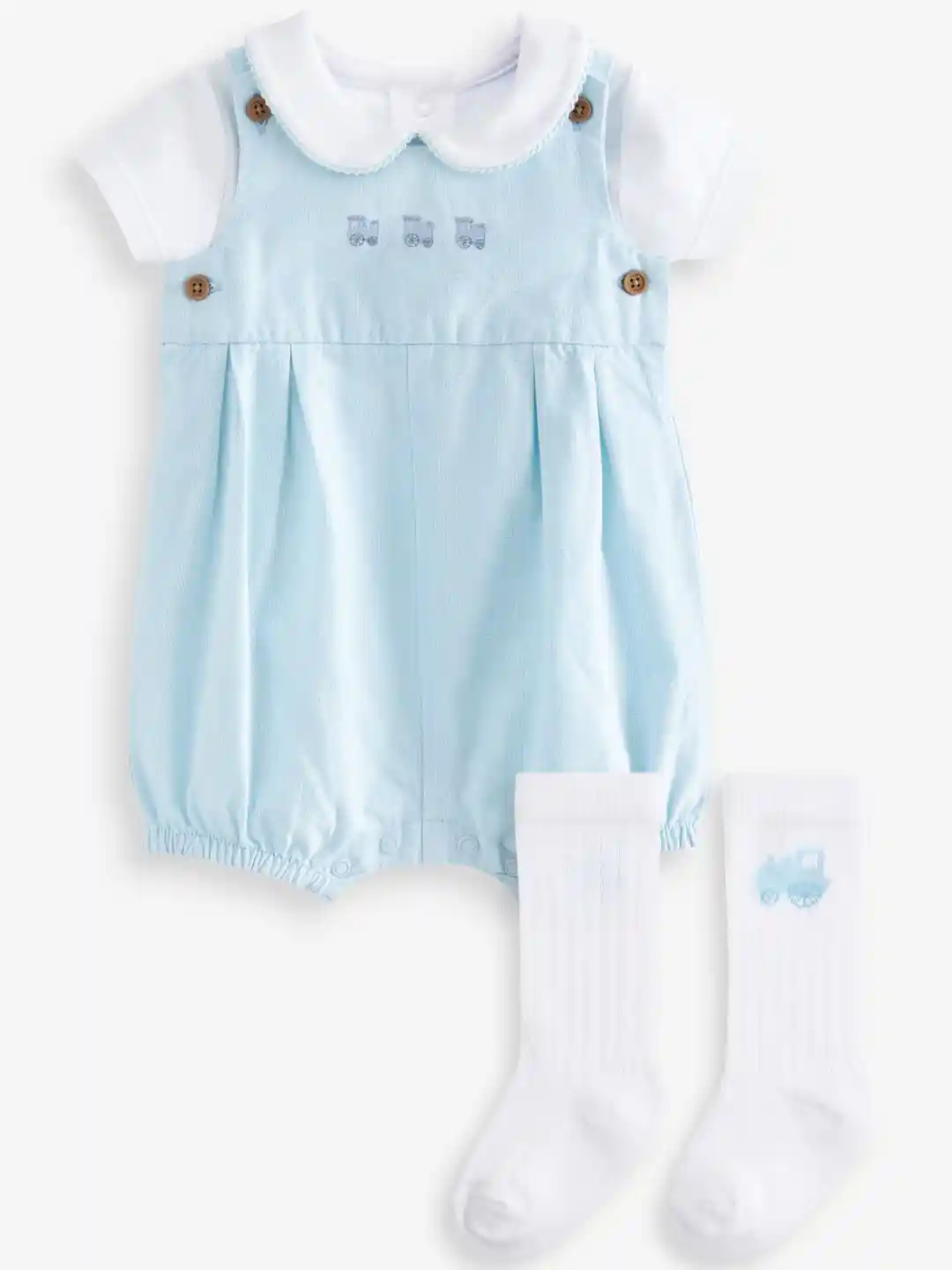 Buy NEXT Infant Boys Self Design Rompers With Bodysuit Socks