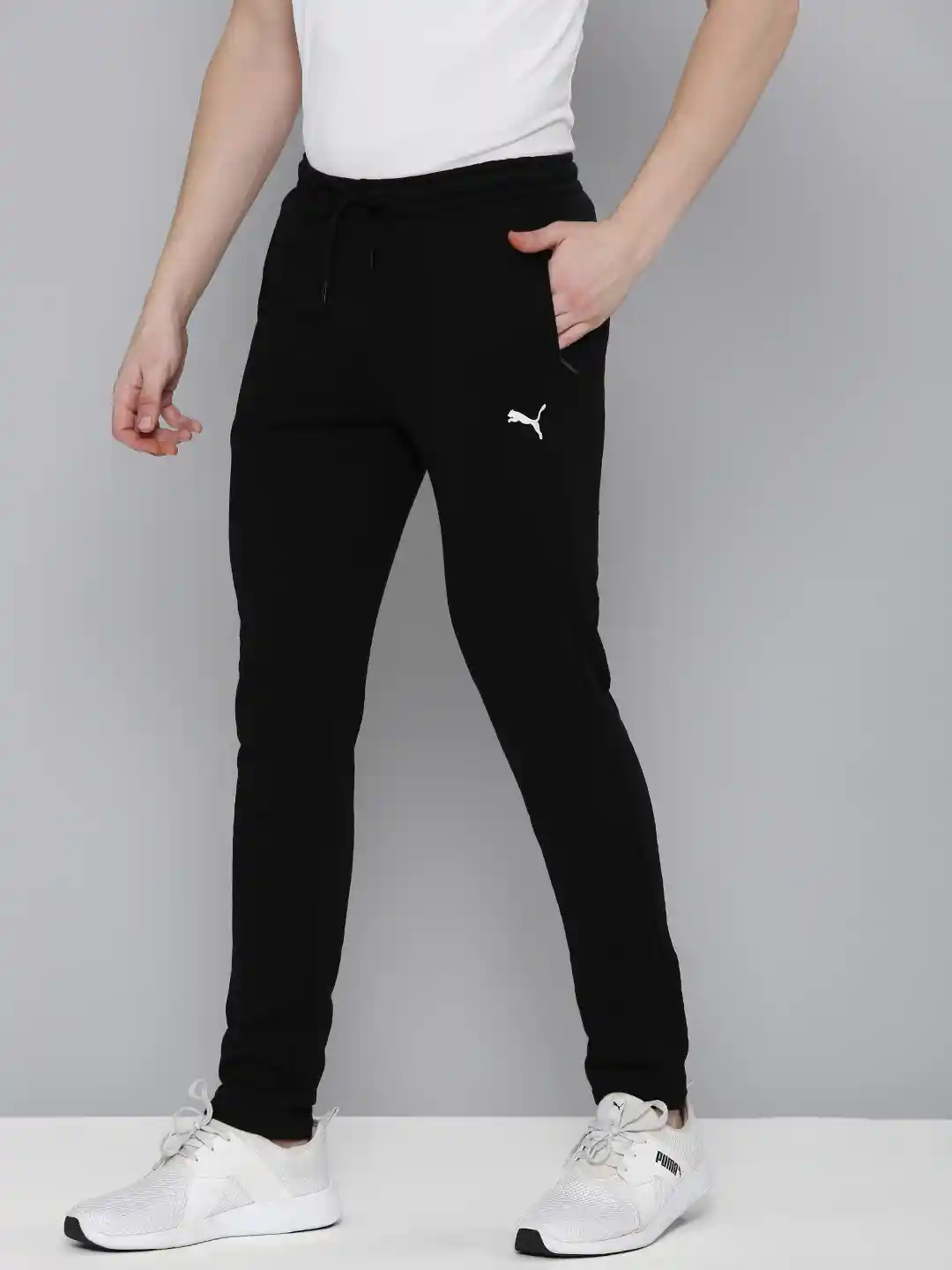 Buy Puma Knitted Men Slim Fit Sweat Pants - Track Pants for Men 22807056 |  Myntra