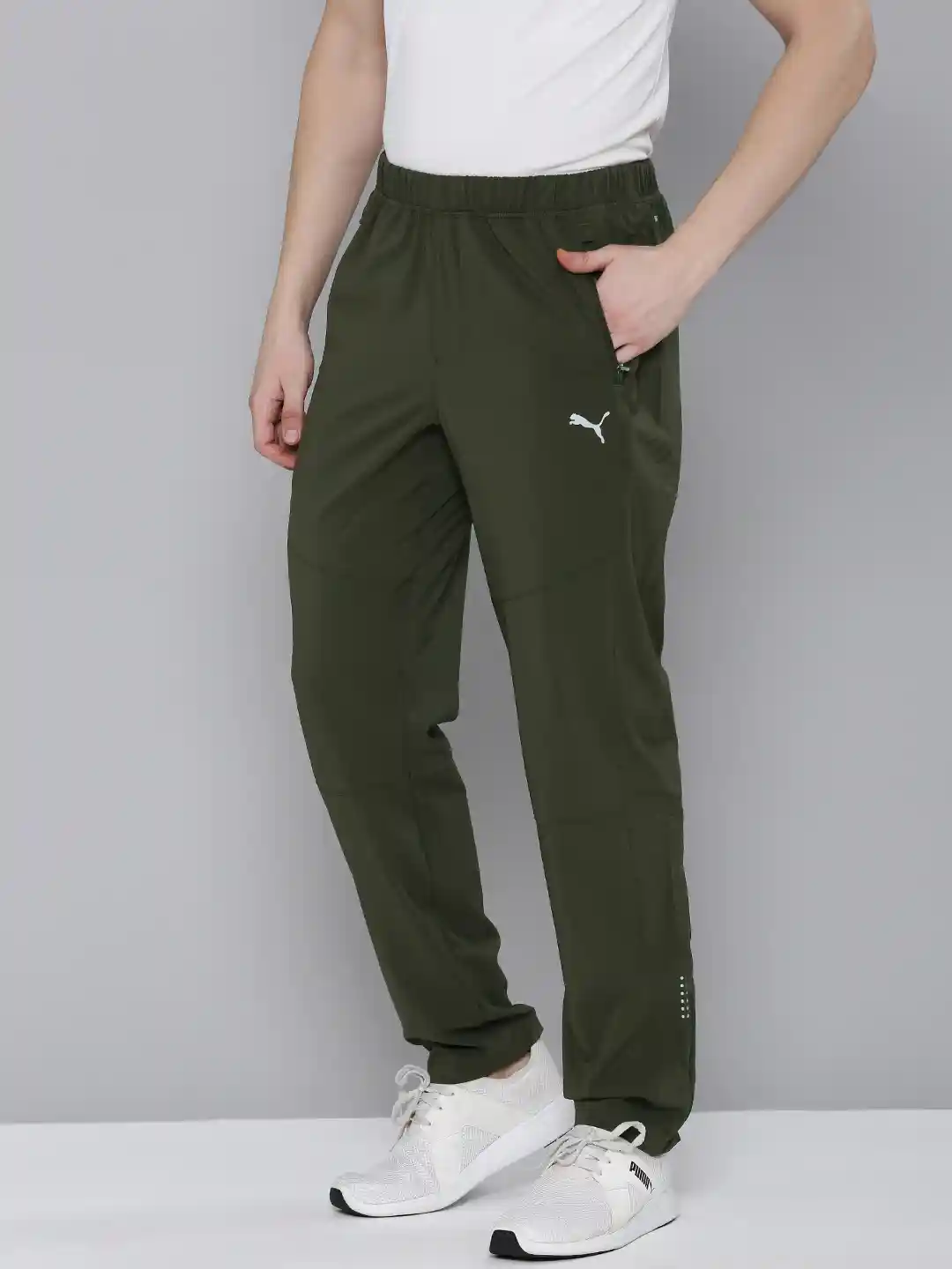 Woven Pants Puma Dry Cell Track Pants Puma Men Mid-Rise DryCELL