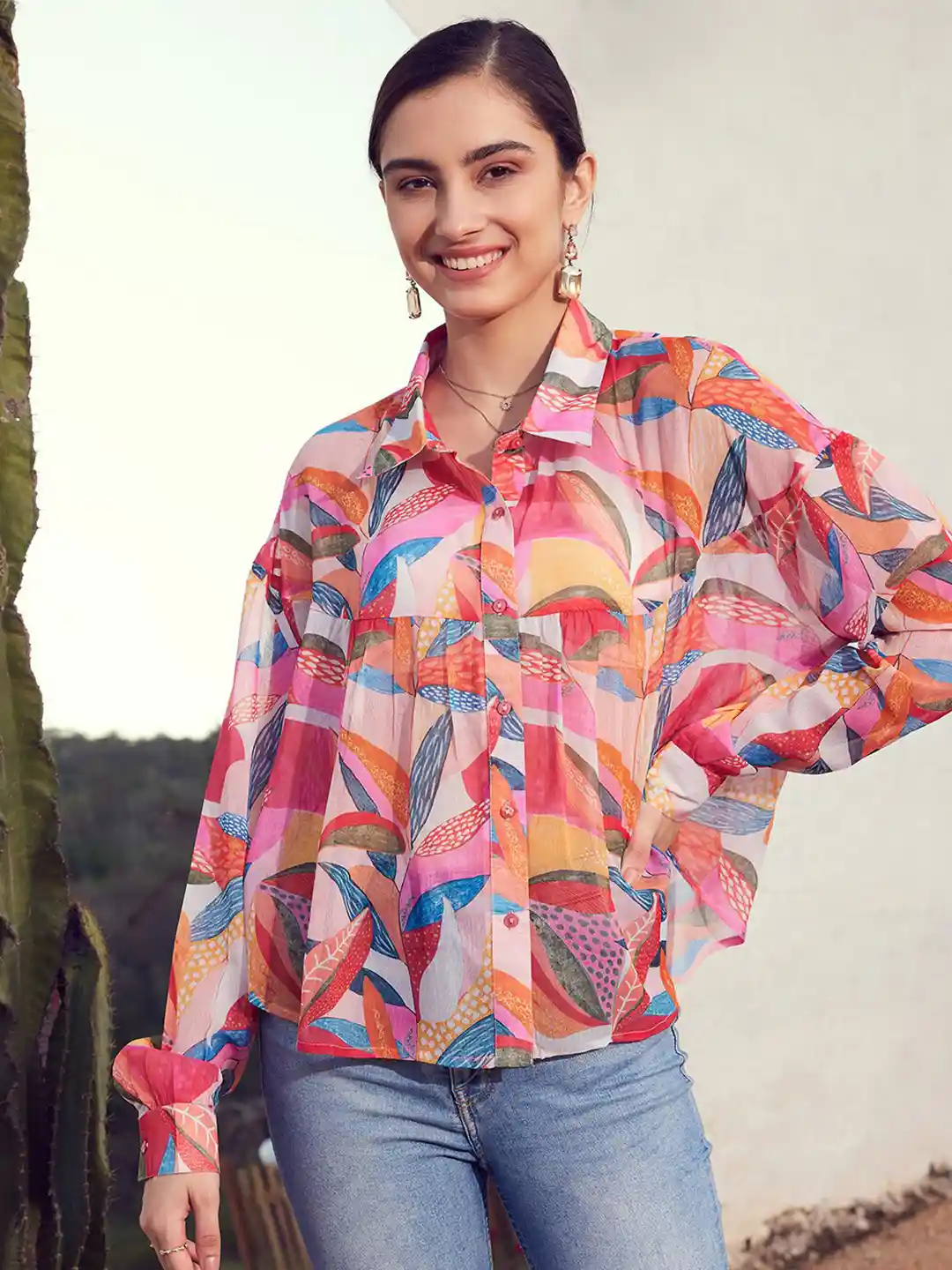 Casual Shirt Printed Pink Shirt Casual Shirts For Men Buy Men's