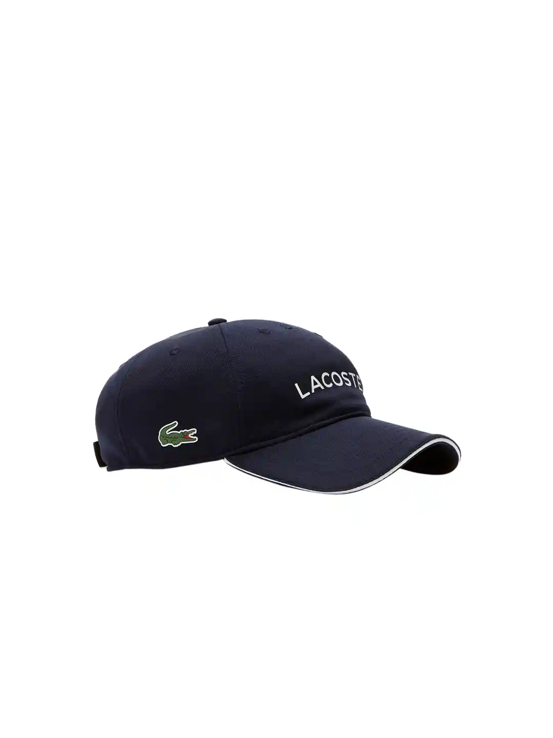 Buy Lacoste Men Navy Blue White Solid Baseball Cap Caps for