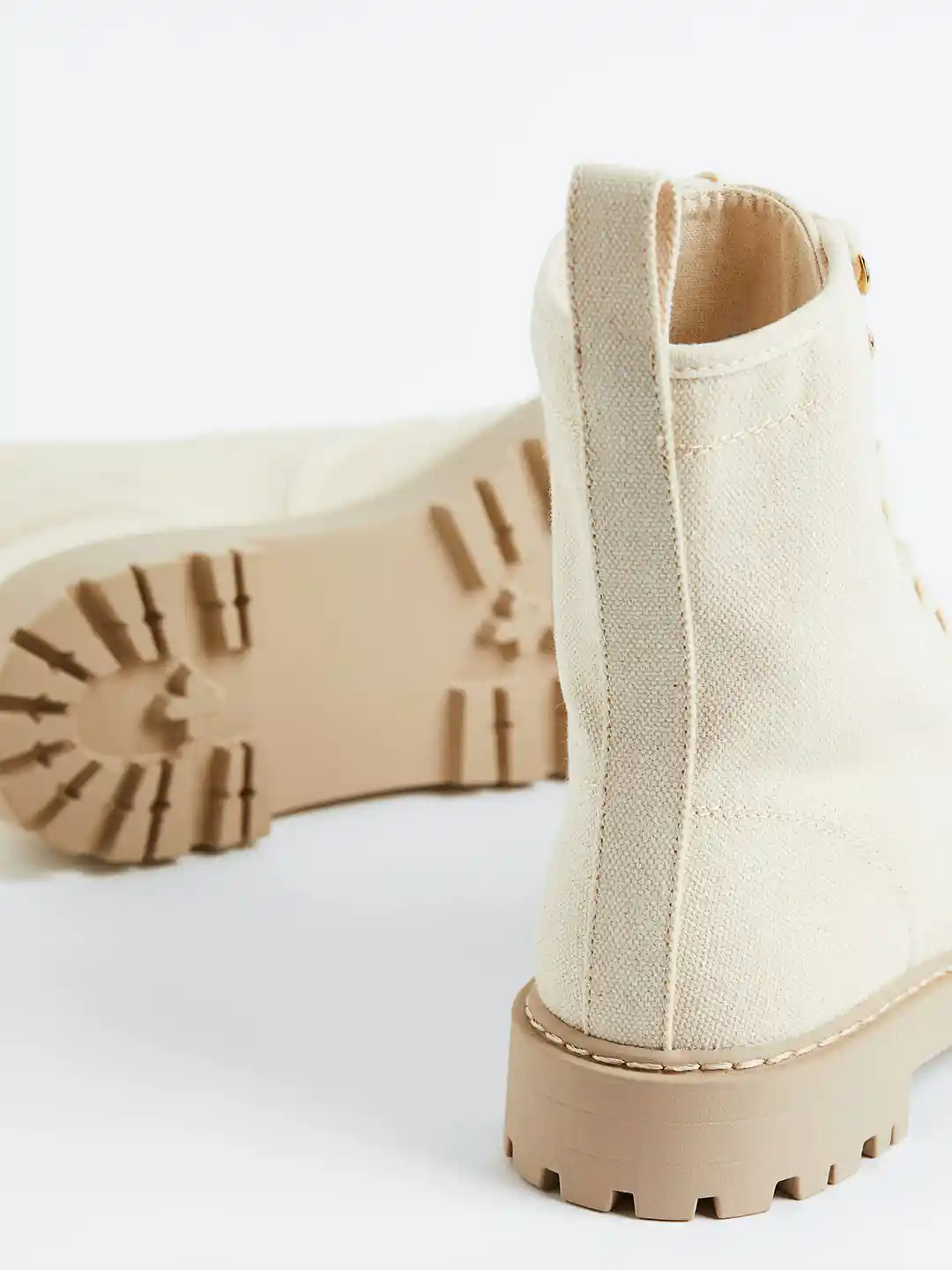 Buy H&M Chunky Canvas Boots Boots for Women 22846544 Myntra