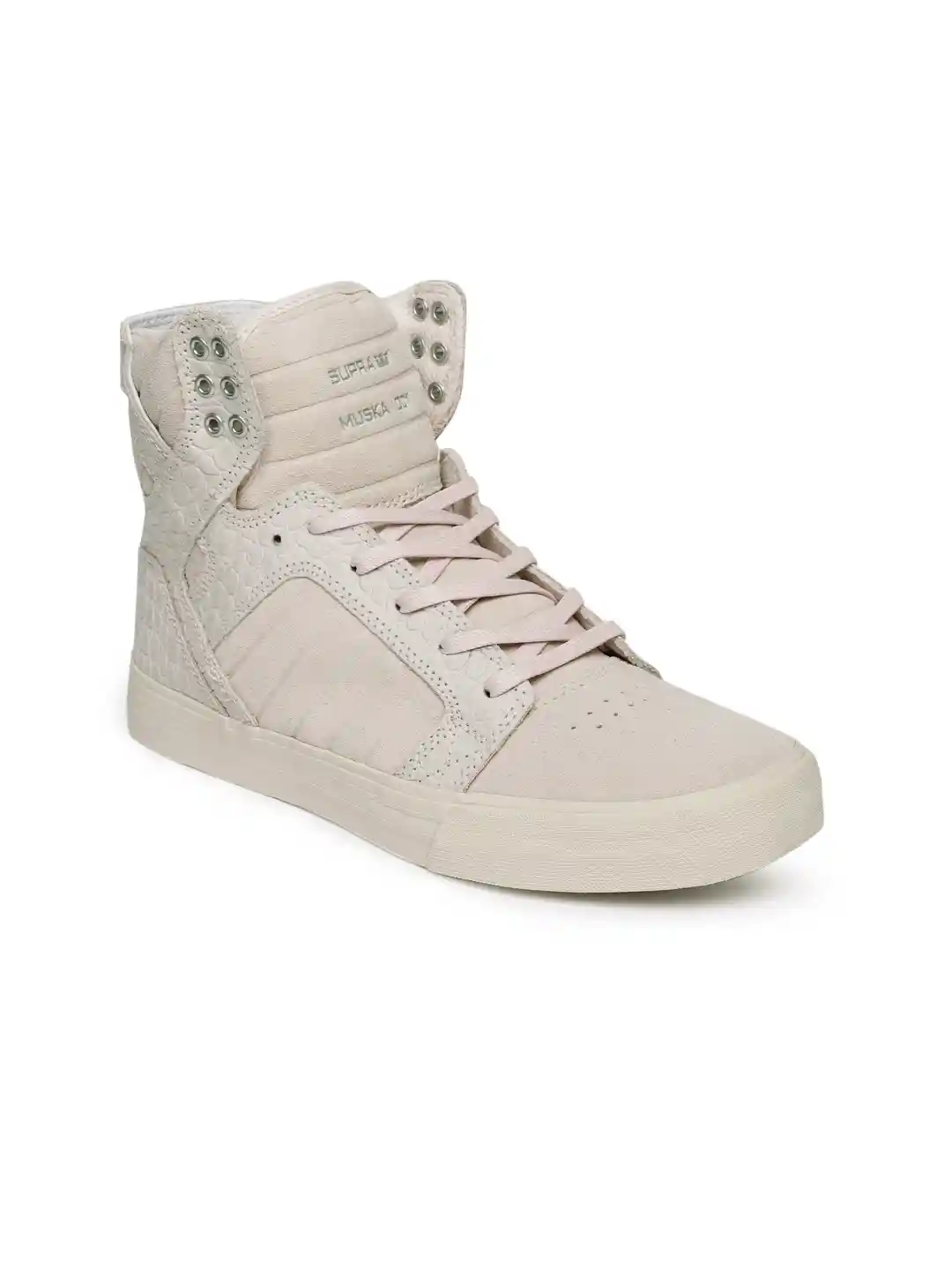 Chad Muska Supra Skytop Silver Supra Women Pink Solid SKYTOP