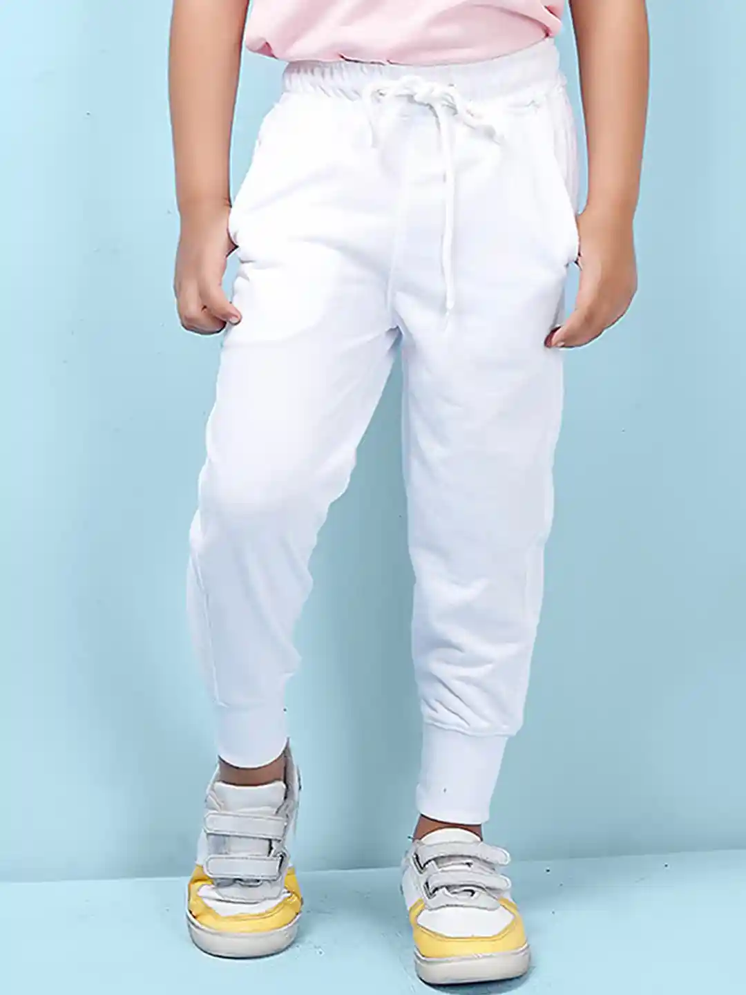 Buy NUSYL Kids Mid-Rise Regular Fit Joggers Track Pants for