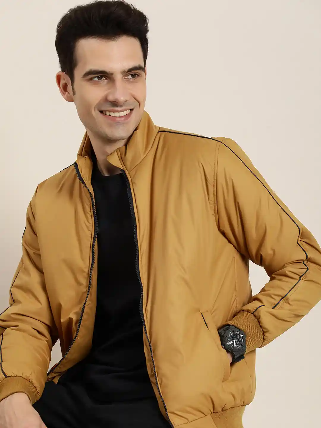 Nnnow Solid Padded Jacket Buy Flying Machine Oversized Solid