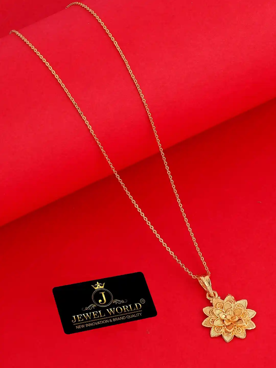 JEWEL WORLD Gold-Plated Short Chain