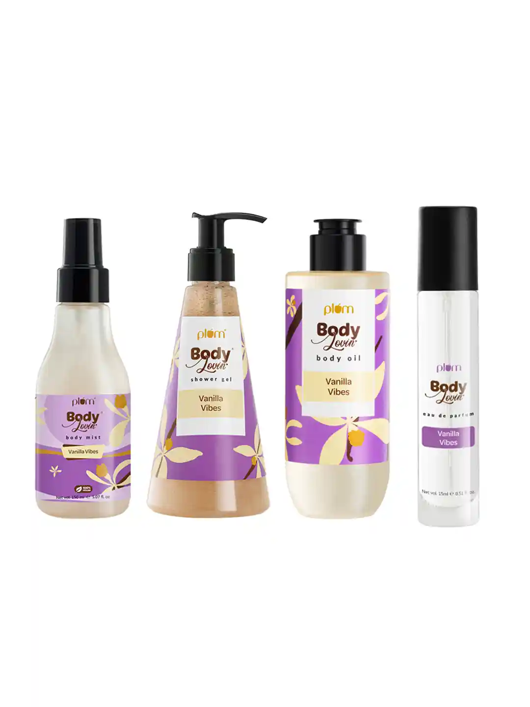 Buy Plum BodyLovin Vanilla Vibes Body Mist 150ml+ Body Oil 200ml +