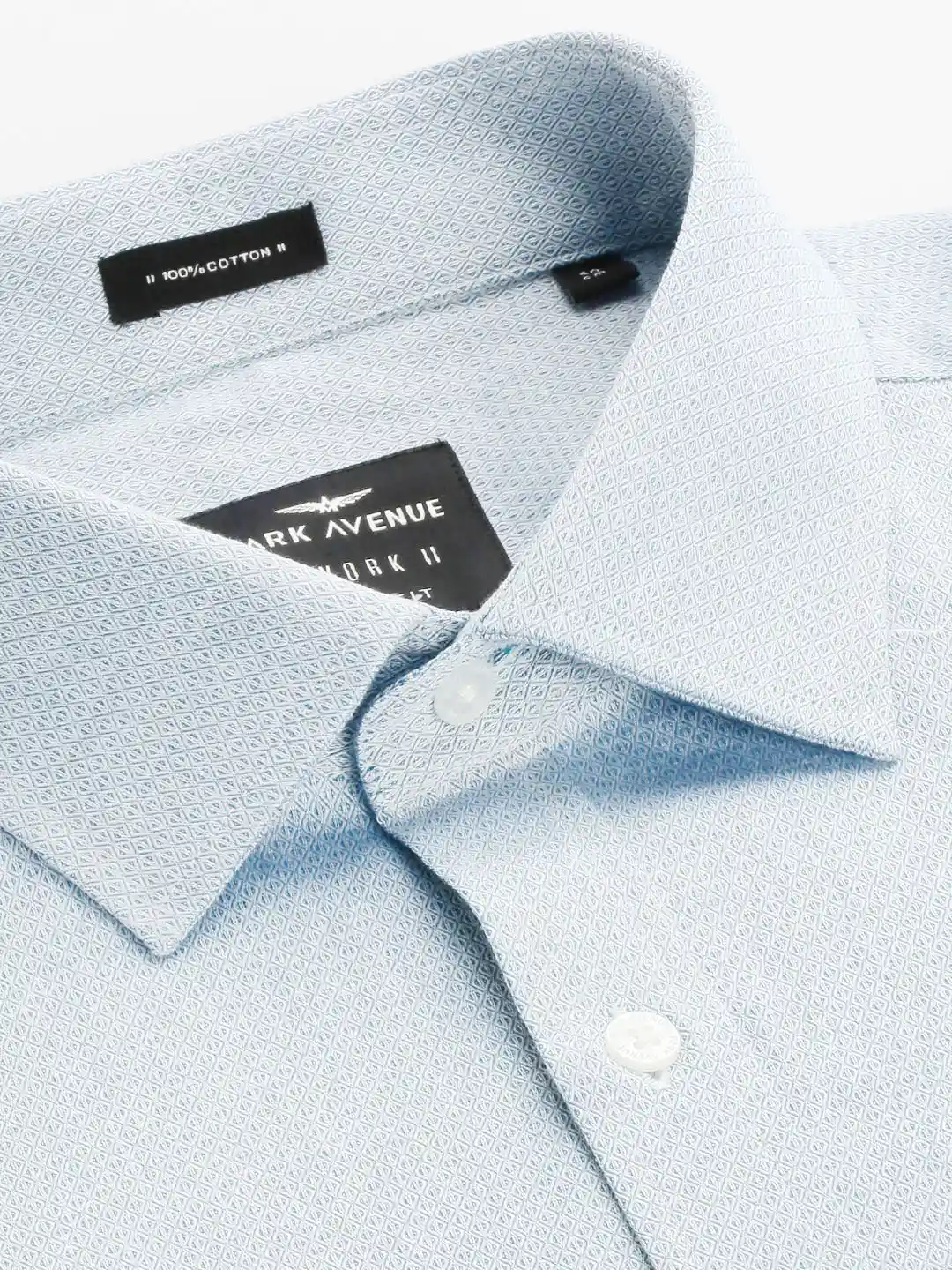 Buy Park Avenue Self Design Slim Fit Pure Cotton Formal Shirt