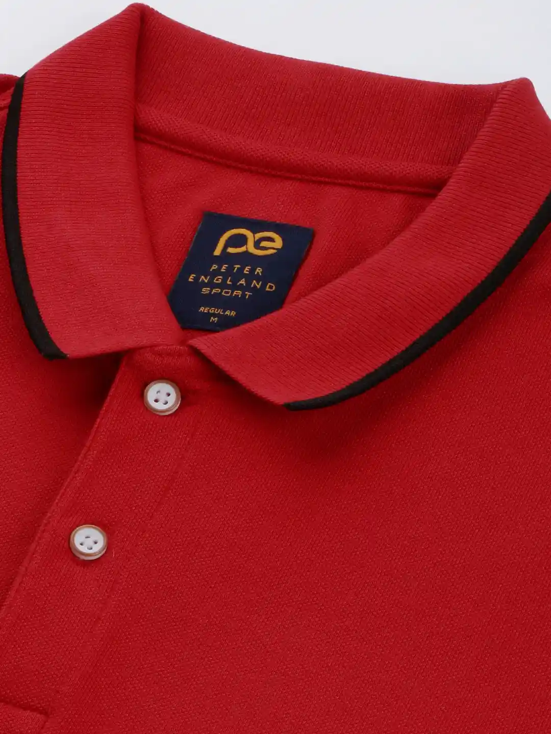 Peter England Men Polo Collar Slim Fit T-shirt