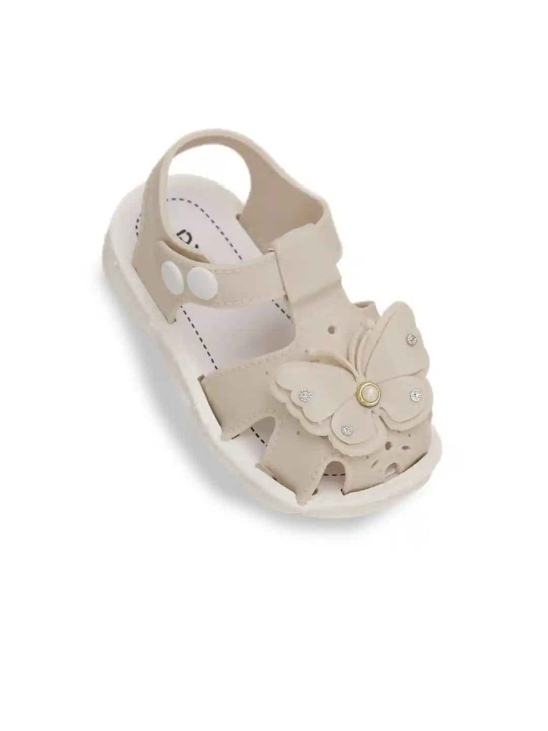Buy Yellow Bee Infant Girls Butterfly Detail Comfort Sandals
