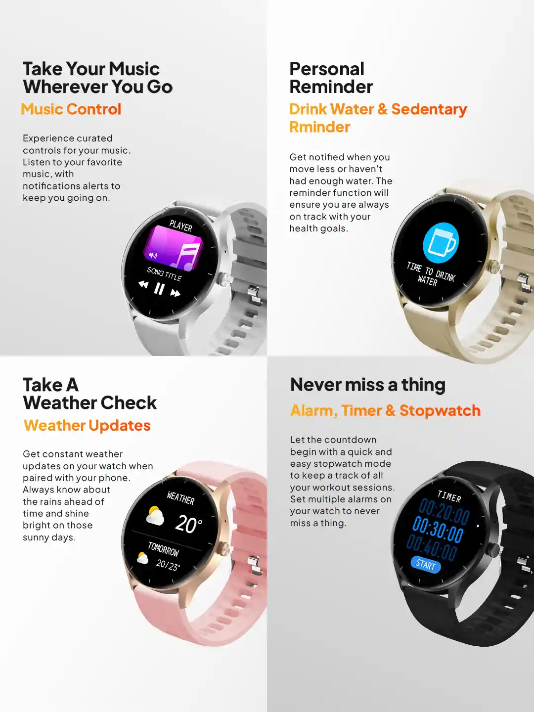 Buy Fire-Boltt Orion inch Bluetooth Calling Smartwatch with AI