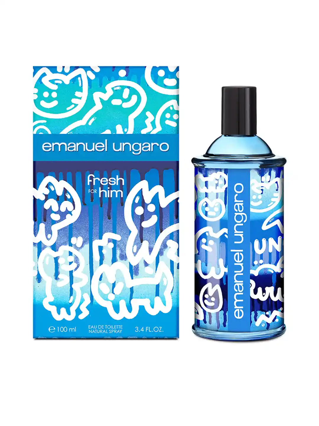 Buy Emanuel Ungaro Men Fresh Long-Lasting Eau De Toilette 100ml