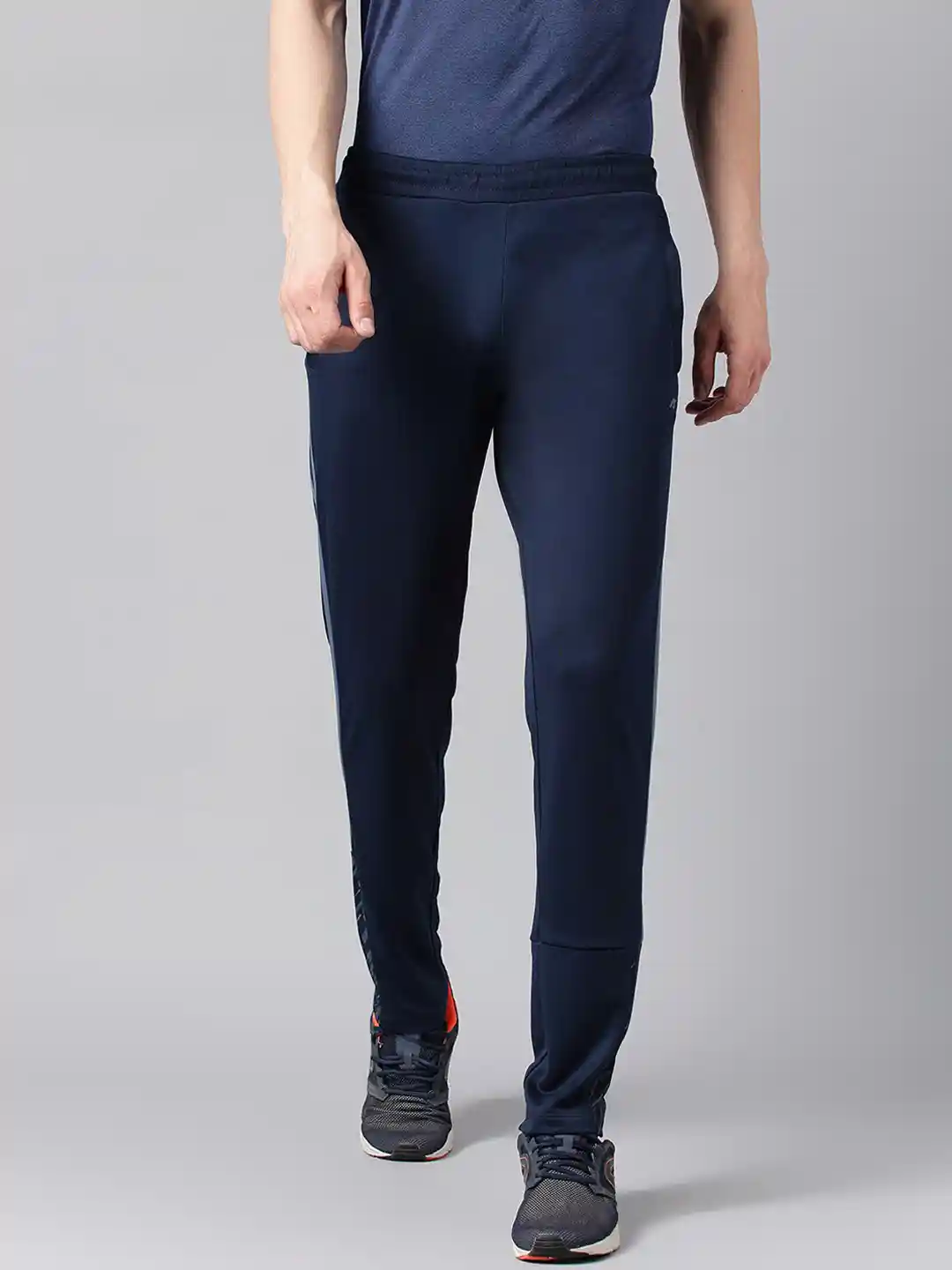 Buy Alcis Men Side Stripe Detail Anti-Static Drytech Slim-Fit