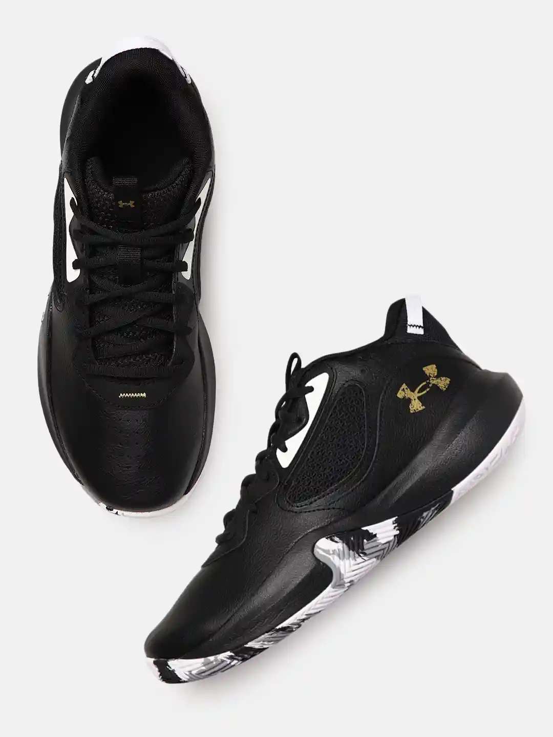 ua lockdown under armour basketball man UNDER ARMOUR Unisex Lockdown Leather Basketball Shoes