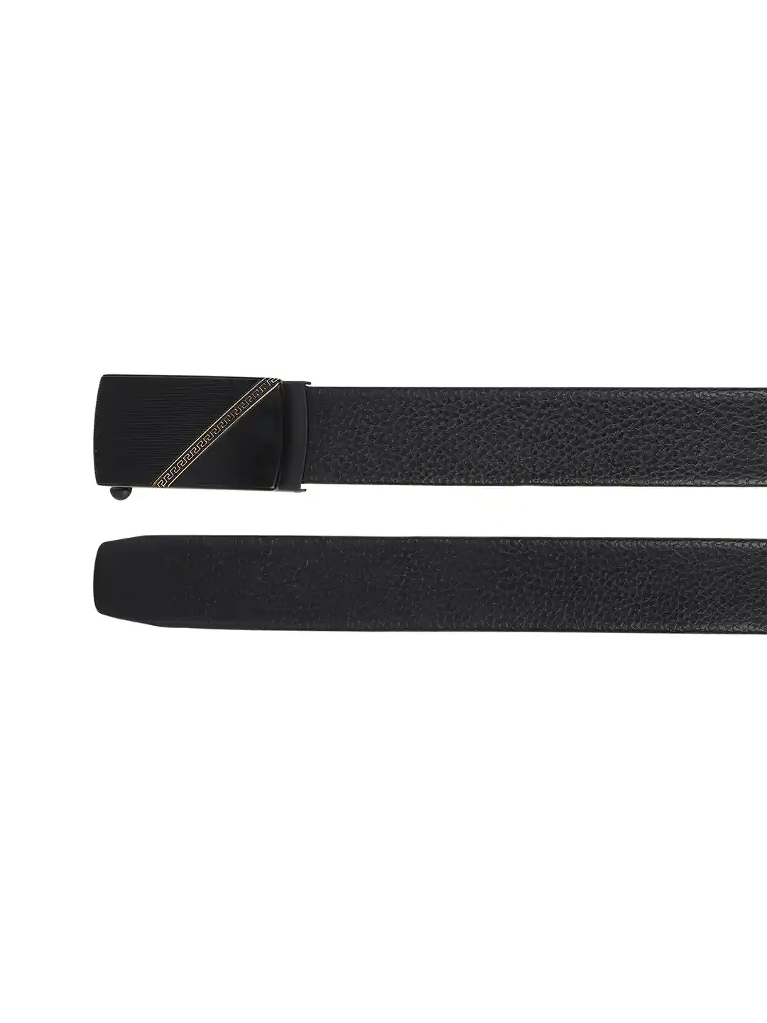 Buy Roadster Men Textured Slider Buckle Belt - Belts for Men