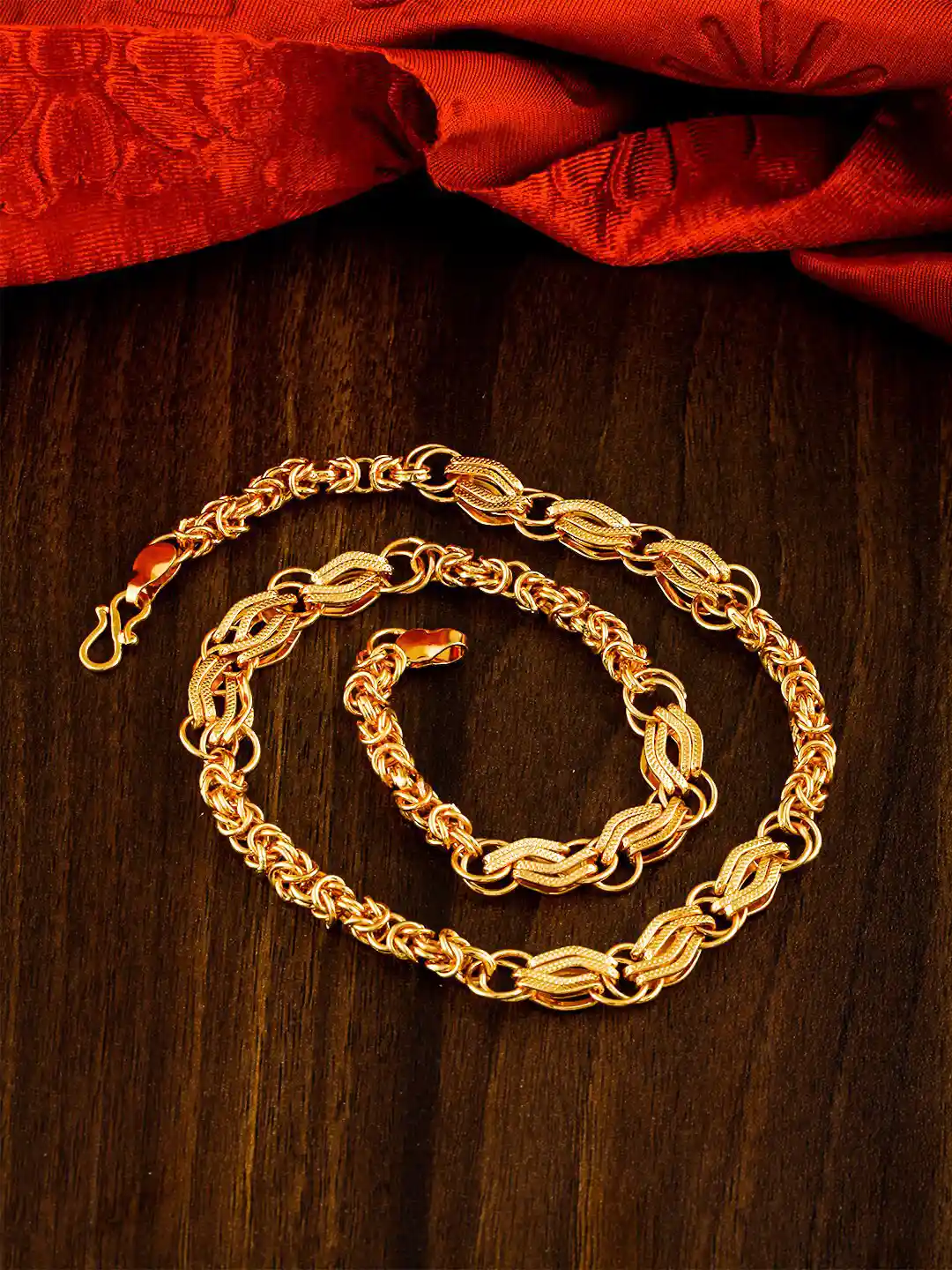 New Design Price Of Tola Gold Chain Buy MEENAZ Men Brass Gold