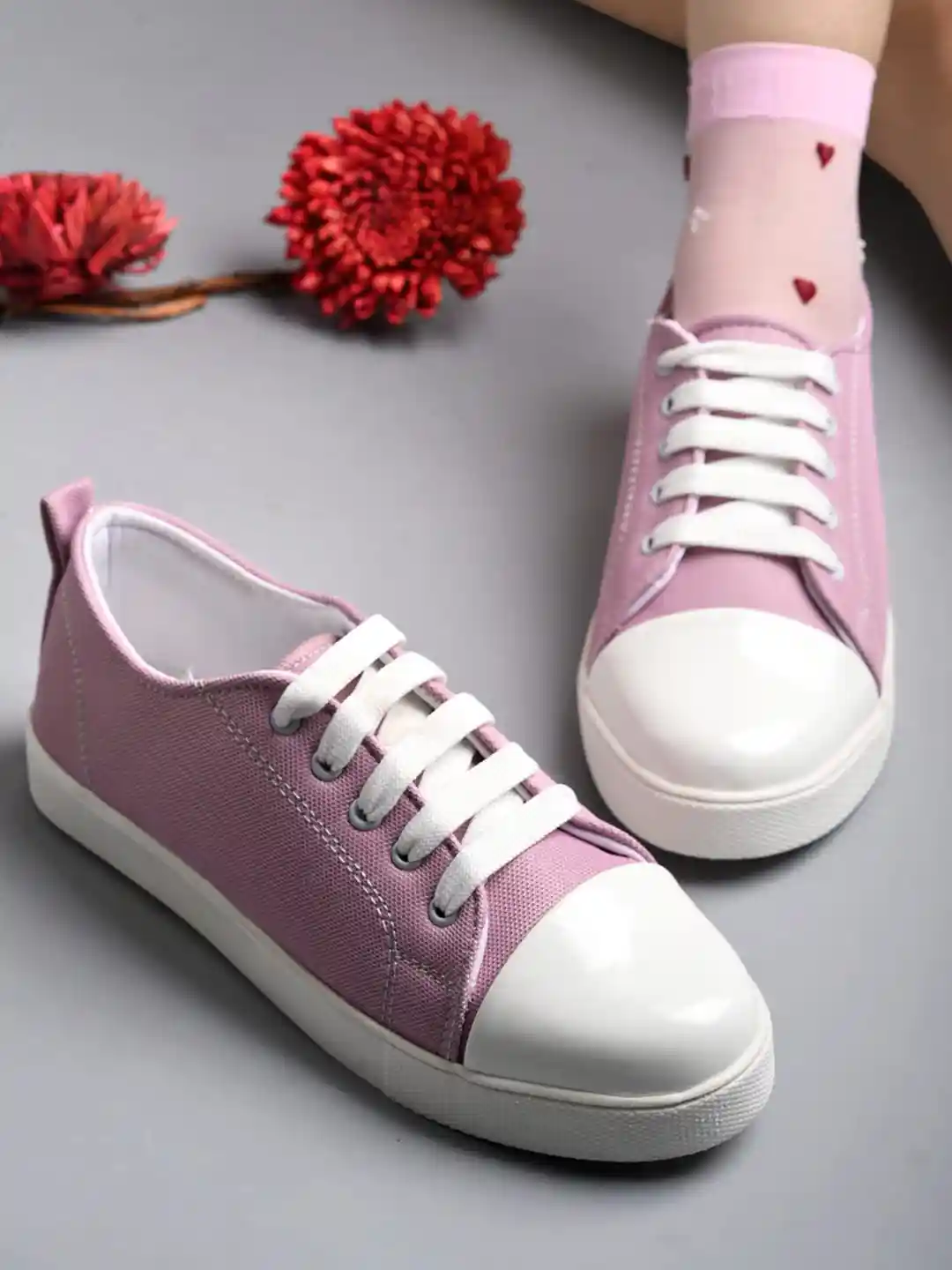 Buy Shoetopia Women Textured Lightweight Sneakers Casual Shoes