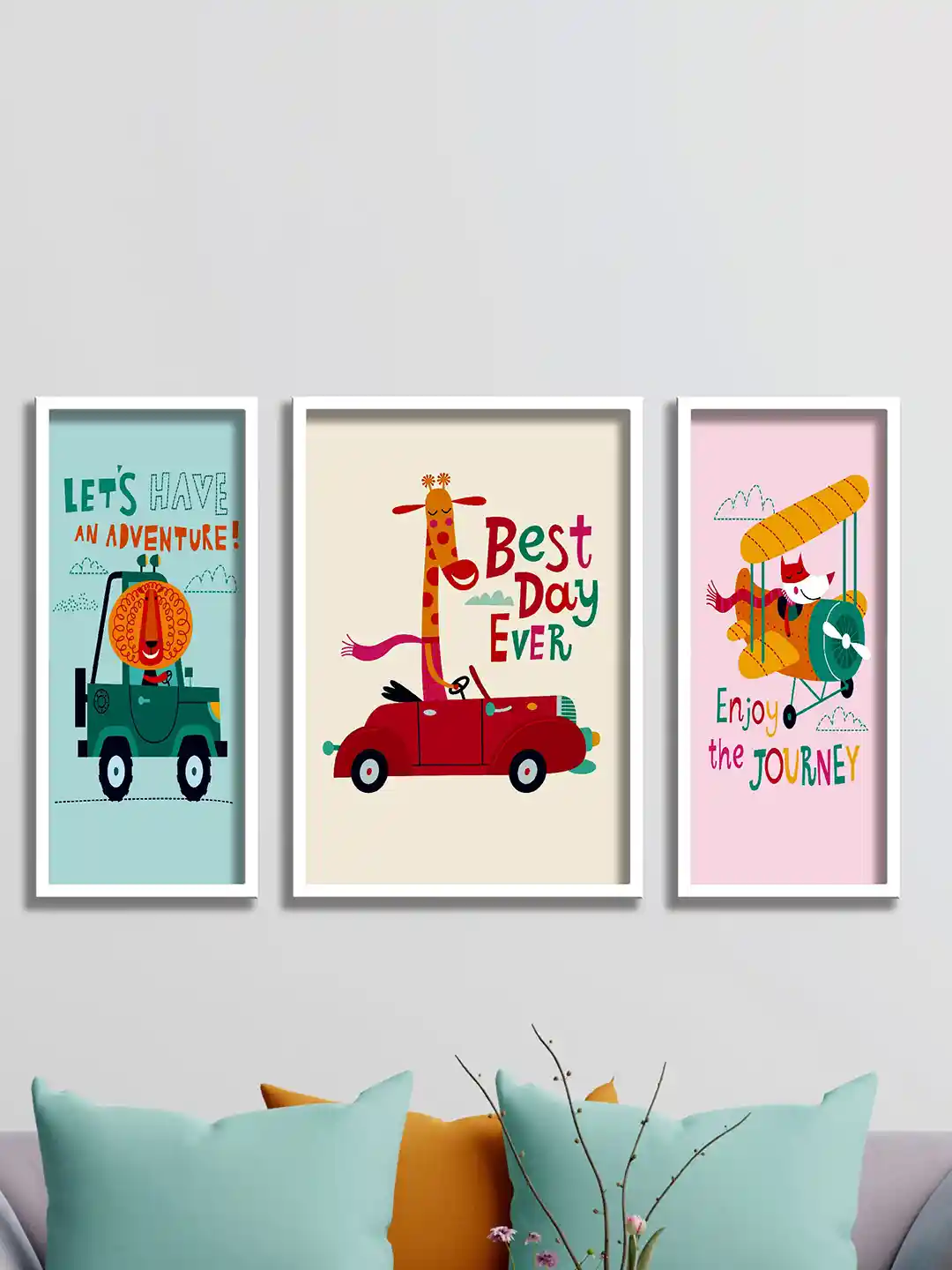 Buy SAF Wood Piece Wall Rectangle Paintings Wall Art x