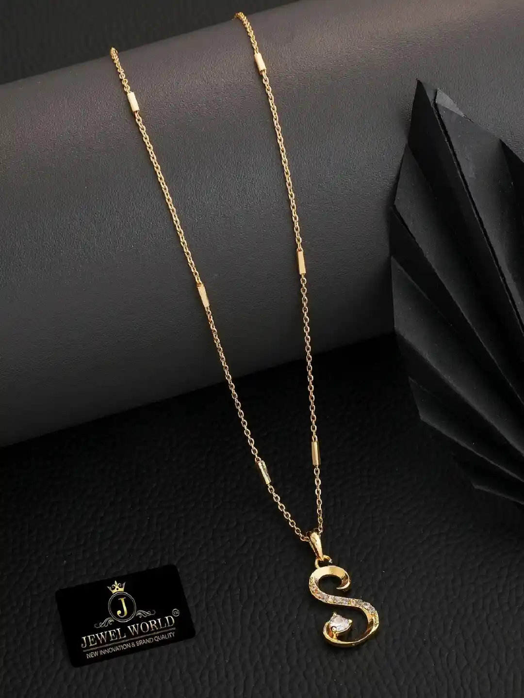 Plated Pendant Gold Pendant Designs For Alphabet S Buy JEWEL