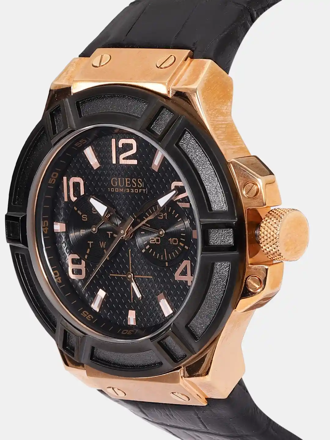 Buy GUESS Men Black Analogue Watch W0040G5_OR Watches for Men