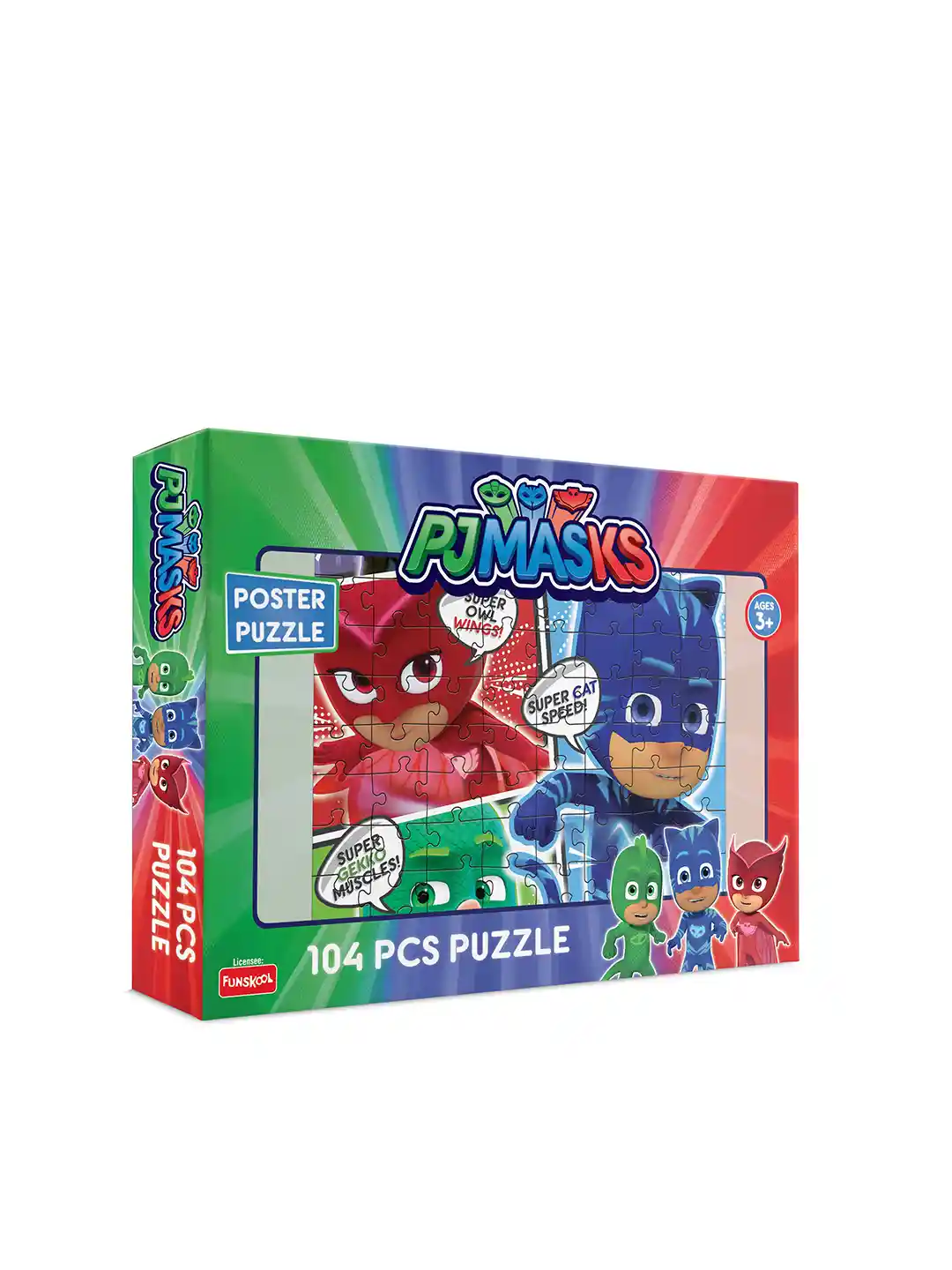 Buy Funskool 104-Pcs PJ Masks Poster Puzzle For Age 3+ Years