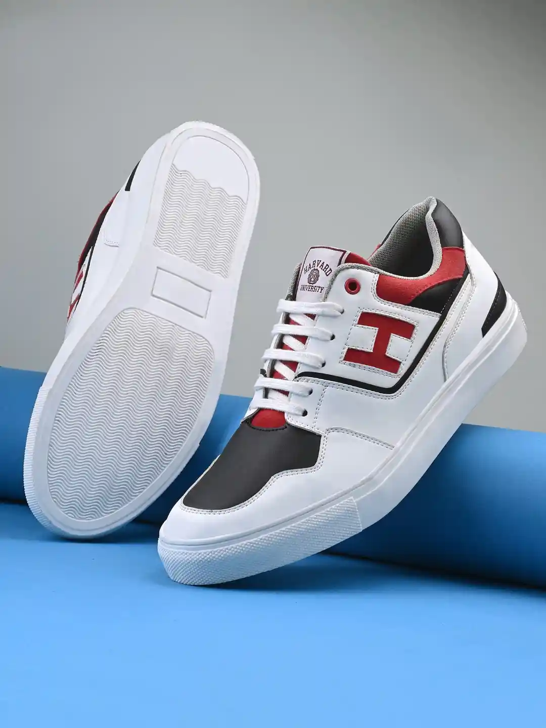 Buy Harvard Men White Red Colourblocked Lightweight Comfort