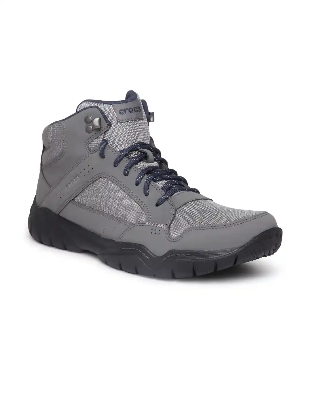 Buy Crocs Swiftwater Men Grey Flat Boots Boots for Men 2306593