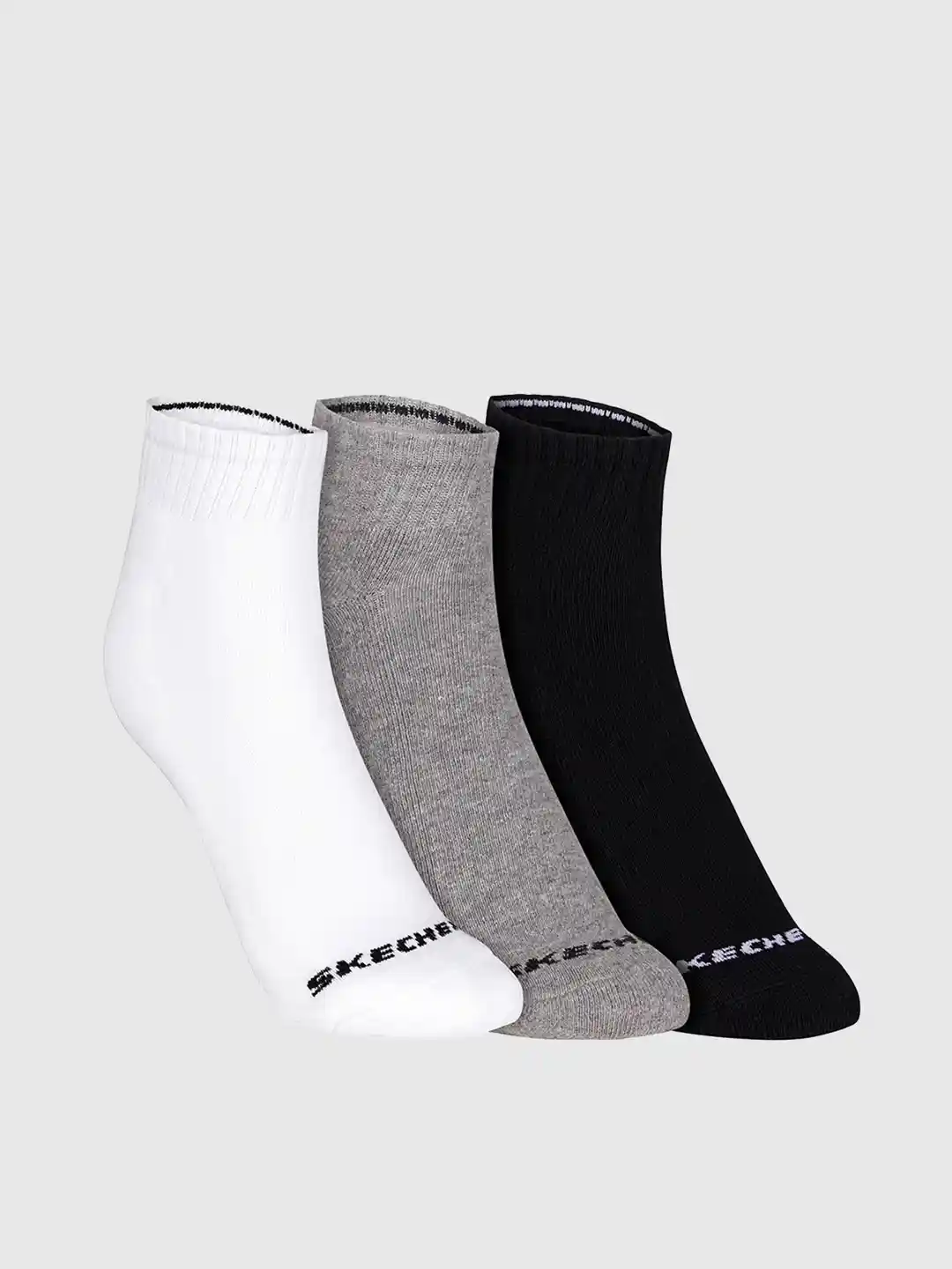 Buy Skechers Men Pack Of Patterned Terry Cotton Ankle-Length