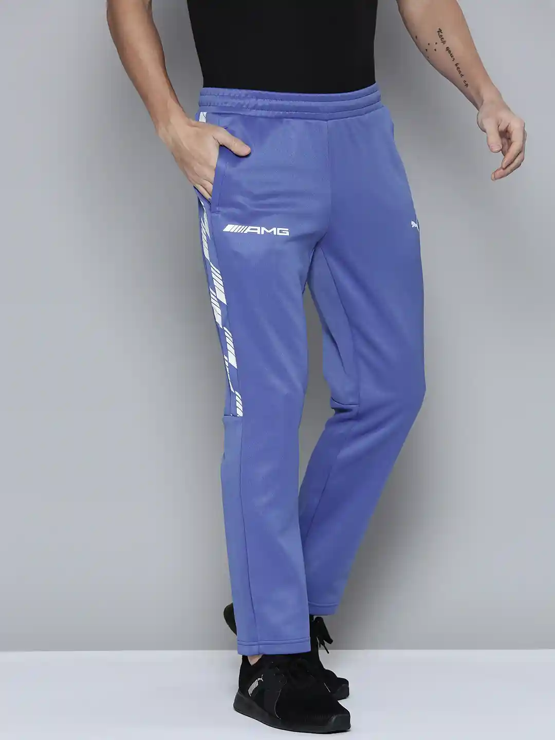 Buy PUMA Motorsport Men Mercedes AMG Petronas MT7 Dry Cell Printed Mid-Rise  Sports Track Pants - Track Pants for Men 23088444 | Myntra