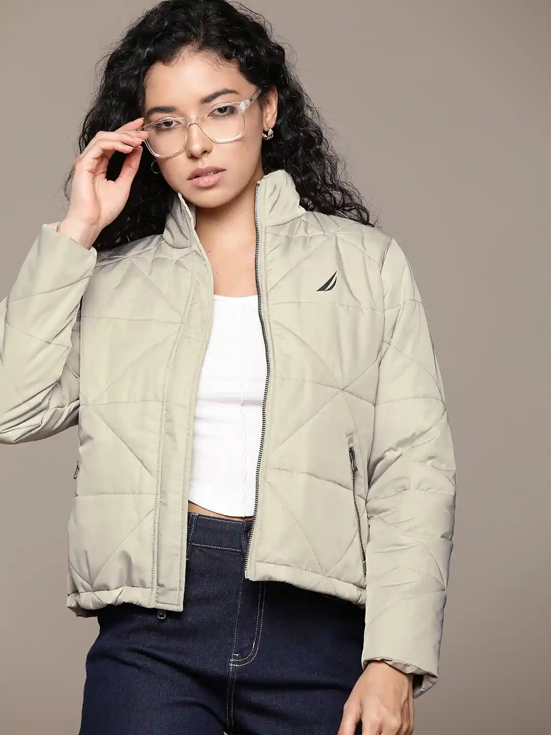 Buy Nautica Solid Quilted Jacket Jackets for Women 23111556 Myntra