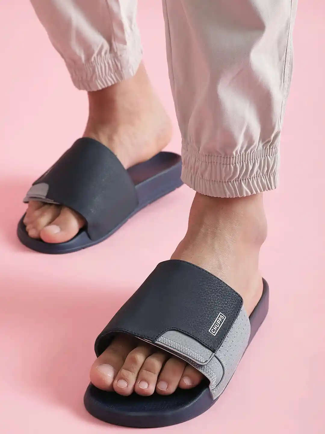 Chupps Mens Size Sliders Buy CHUPPS Men Velcro ErgoX Plus Comfort