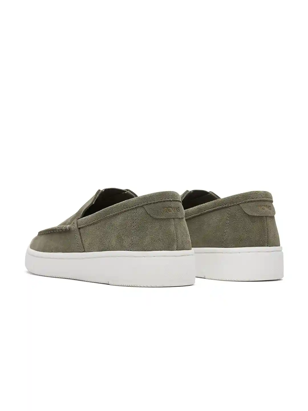 Buy TOMS Men Lightweight Suede Contrast Sole Slip-On Sneakers
