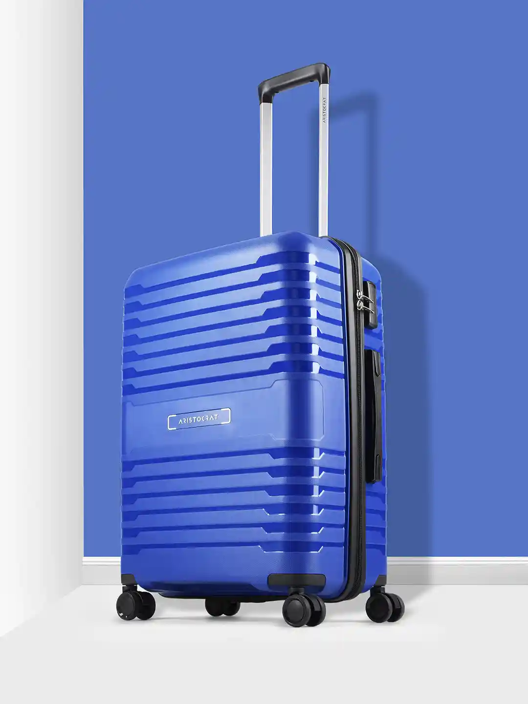 Aristocrat Harbor Medium Polypropylene Hard Luggage Check-in Trolley Bag 66  L