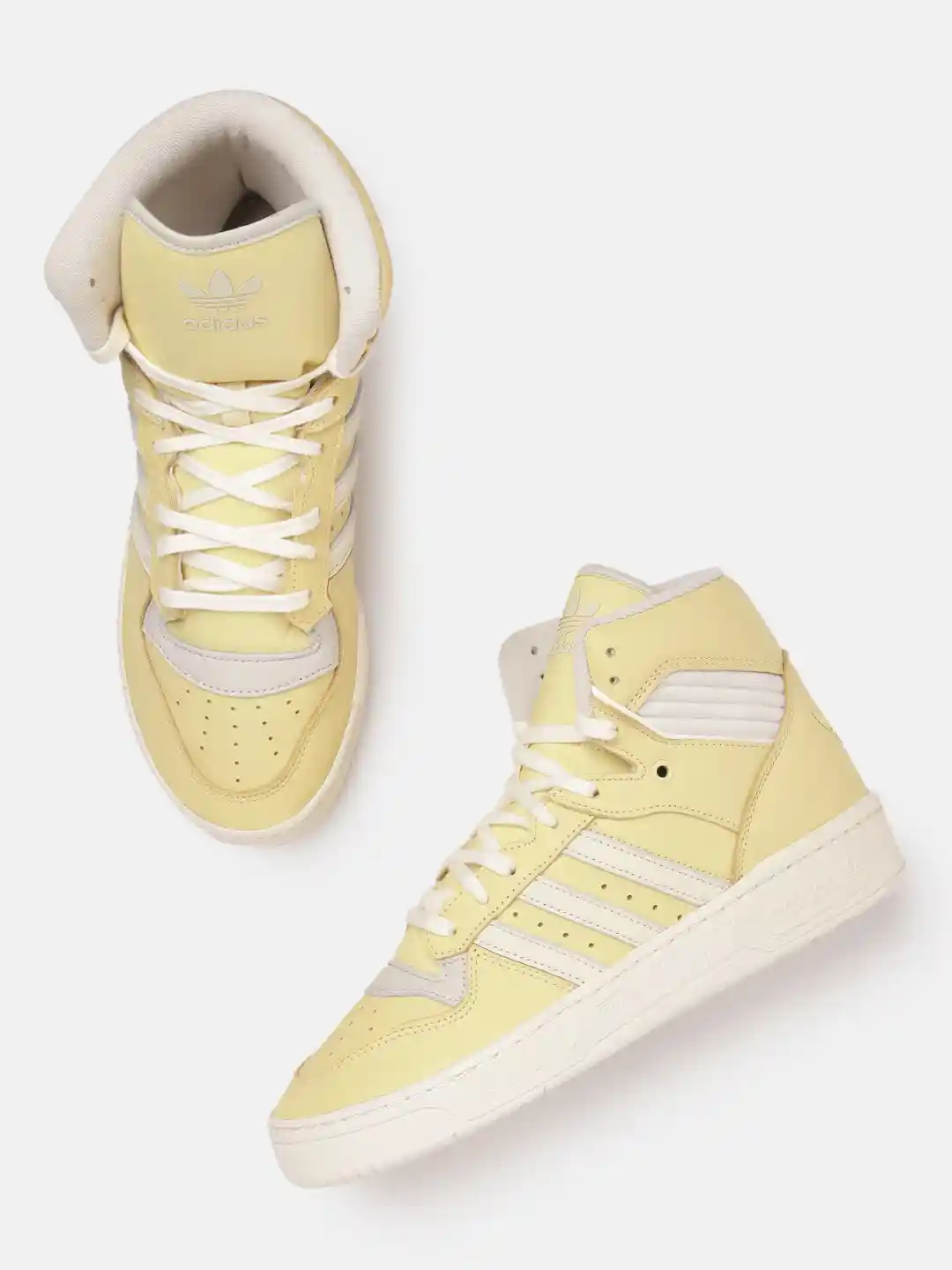 Buy ADIDAS Originals Women Striped Nubuck High-Top Rivalry High